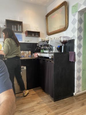 Set up well for coffee😊  at GustaV in Salzburg