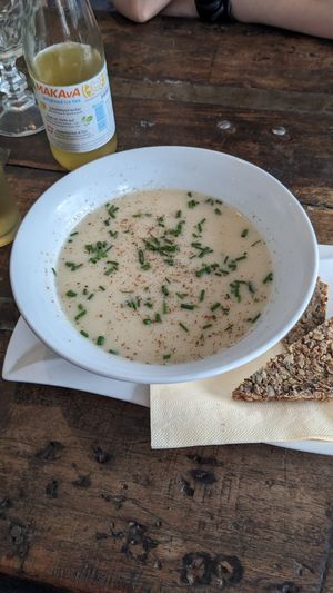 Soup of the day at GustaV in Salzburg