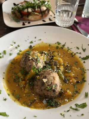 Special of the day: Dumplings with Pumpkin Ragout   at GustaV in Salzburg