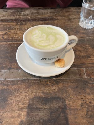 Matcha Latte  at GustaV in Salzburg