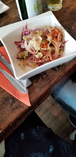 Side salad at GustaV in Salzburg