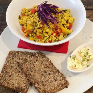 Tofu scramble  at GustaV in Salzburg