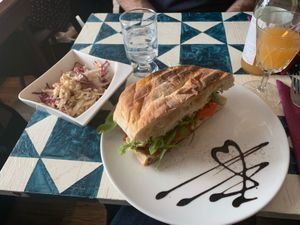 Sandwich Mediterran at GustaV in Salzburg