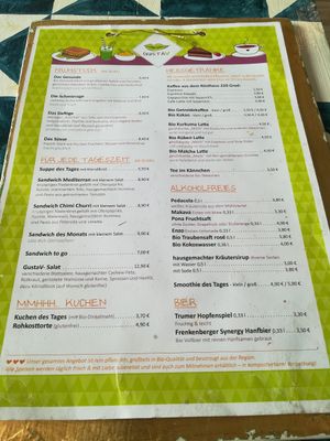 Menu (May 2019) at GustaV in Salzburg