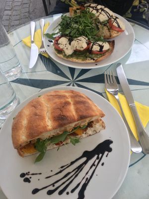 Sandwich at GustaV in Salzburg