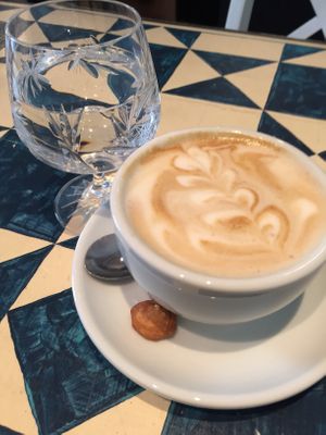 Caffe Latte at GustaV in Salzburg