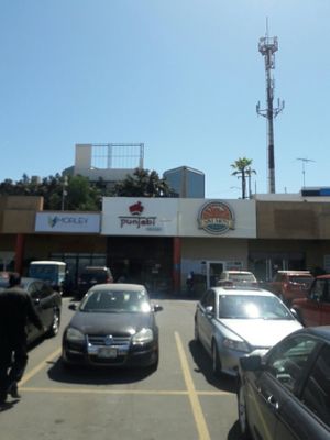 front from lot at Punjabi Indian Cuisine in Tijuana