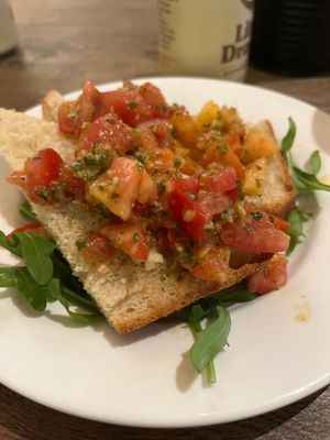 $5 happy hour bruschetta   at Vapiano - Albert St in Brisbane