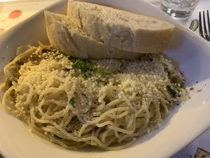 Spaghetti Agio Oleo. Not bad   at Vapiano - Albert St in Brisbane