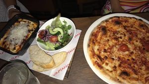 Lasagne, and margarita  at Vapiano in Surfers Paradise
