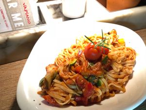 Tomato pasta mmm at Vapiano in Mount Gravatt