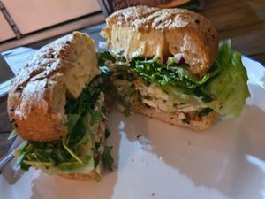 tofu burger! Very delicious at Soul Burger in Randwick