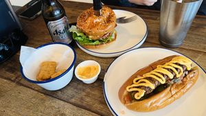 Brekky Burger, Chilli Dog & Nuggets + Beer!!  at Soul Burger in Randwick