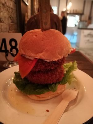 Super tasty but a little bit oily for me. at Soul Burger in Randwick