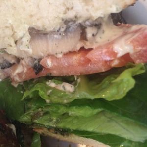 Mushroom Burger -- get high on this vegan masterpiece! at Soul Burger in Randwick