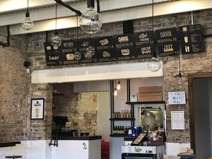 Nice rustic cafe atmosphere  at Soul Burger in Randwick