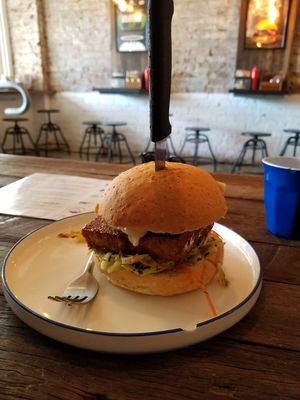 Tofu burger at Soul Burger in Randwick