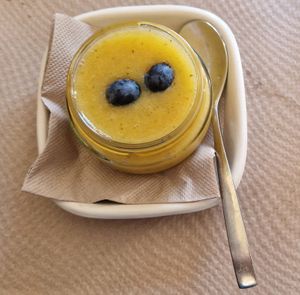 Batut de pinya i préssec at Kombu in Sant Cugat Del Valles