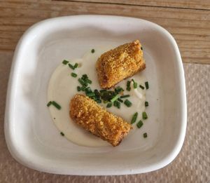 Fingers de tofu at Kombu in Sant Cugat Del Valles