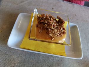 Dessert with pineapple at Kombu in Sant Cugat Del Valles