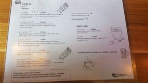 Wraps and smoothies at Green Bus in Wroclaw