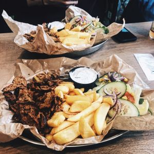 vegan kebab  at Green Bus in Wroclaw