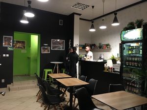 Interior  at Green Bus in Wroclaw