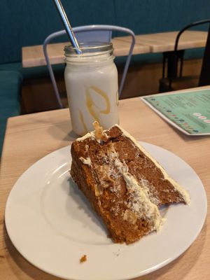Carrot cake at Sweet Release in Wellington