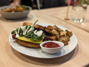 Pastrami sandwich at Sweet Release in Wellington