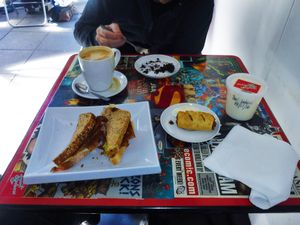 Some of their vegan food. at Sweet Release in Wellington