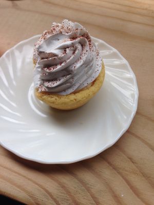 Gluten free banana cupcake  at Sweet Release in Wellington