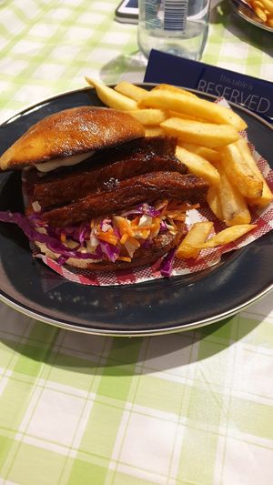 Jacked up burger for WOAP at Sweet Release in Wellington