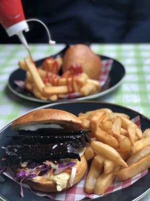 Jacked Up is the best vegan burger I’ve tasted 👍🏻. at Sweet Release in Wellington