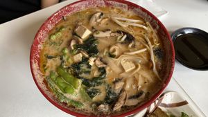 Spicy ramen  at Tofu An in Binyamina