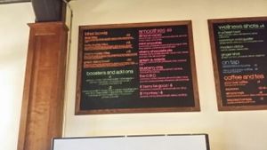 It's on the board at Seed to Leaf Organics in Santa Rosa