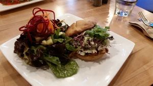 BBQ Jaque Sandwich at Seed to Leaf Organics in Santa Rosa