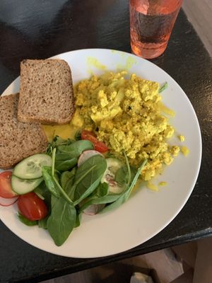 tofu scramble  at Cafe Michelle in Warsaw