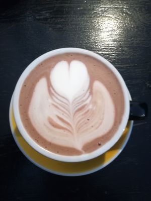 Hot chocolate  at Cafe Michelle in Warsaw