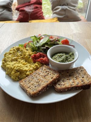 Tofucznica / scrambled tofu  at Cafe Michelle in Warsaw