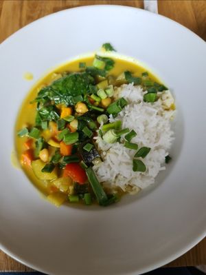 Curry at Cafe Michelle in Warsaw