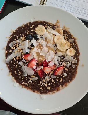 Chocolate gryczanka at Cafe Michelle in Warsaw