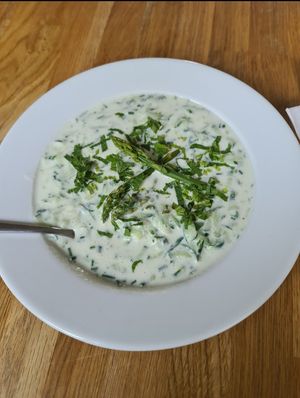 Chłodnik at Cafe Michelle in Warsaw