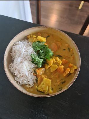 Curry at Cafe Michelle in Warsaw