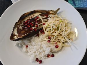 Eggplant at Cafe Michelle in Warsaw