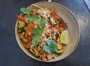 Pad thai at Cafe Michelle in Warsaw