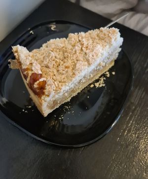 Apple pie at Cafe Michelle in Warsaw