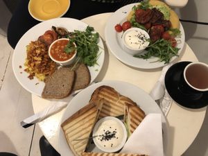 Very tasty 100% vegan food at Cafe Michelle in Warsaw