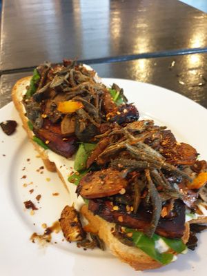 Kanapka z pieczarkami at Cafe Michelle in Warsaw