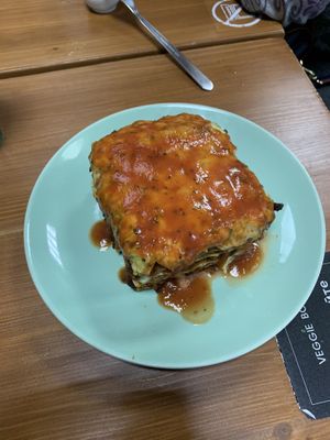 Lasagna  at Veggie Box in St Petersburg