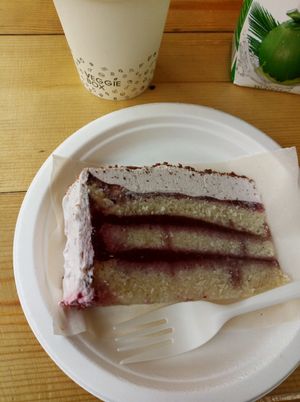 Forrest berry cake  at Veggie Box in St Petersburg